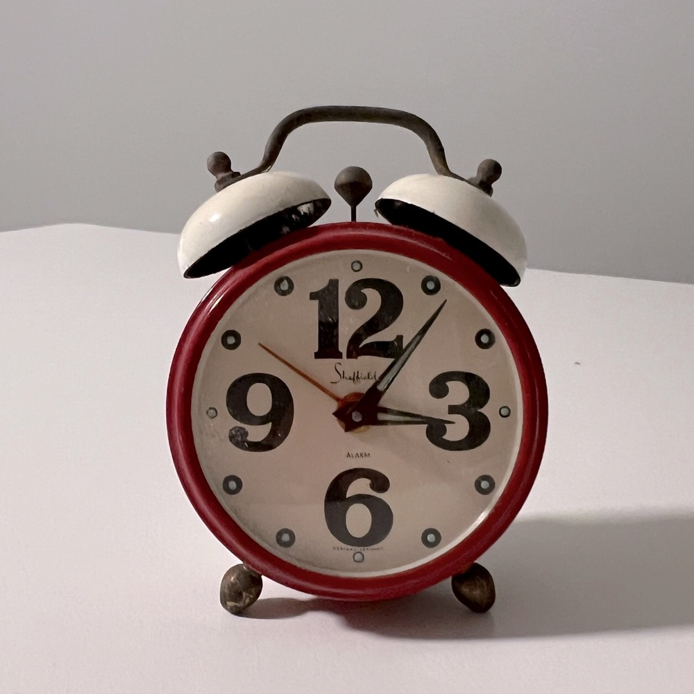 Vintage Sheffield Alarm Clock
